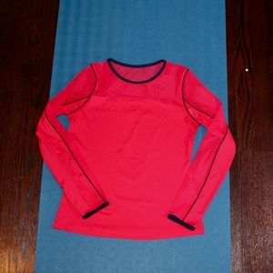 Fila long sleeve w/ mesh tennis/workout top